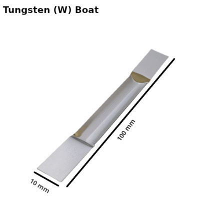 Tungsten (W) Boat - 100 mm